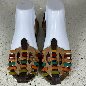 Prada Authentic Huaraches Multicolor Slingback Sandal​​